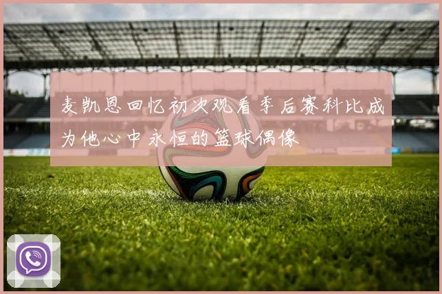 麦凯恩回忆初次观看季后赛科比成为他心中永恒的篮球偶像